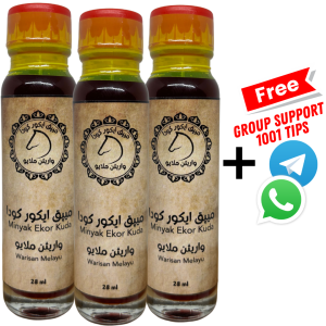 Set 3 Botol (Minyak Ekor Kuda)